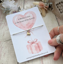Load image into Gallery viewer, A Mother’s … Nana’s … Grandma’s love - Vintage Pale Gold Heart Bracelet