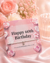 Load image into Gallery viewer, Happy 16th | 18th | 21st | 30th | 40th | 50th | 60th Birthday - Rhinestone Crystal Bracelet