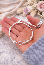 Load image into Gallery viewer, Fidget Spinner Bangle - For Stress, Worry &amp; Anxiety with moving circles to fidget with