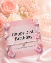 Load image into Gallery viewer, Happy 16th | 18th | 21st | 30th | 40th | 50th | 60th Birthday - Rhinestone Crystal Bracelet
