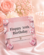Load image into Gallery viewer, Happy 16th | 18th | 21st | 30th | 40th | 50th | 60th Birthday - Rhinestone Crystal Bracelet