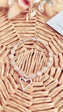 Load image into Gallery viewer, Mixed Bead Rose Quartz Bracelet