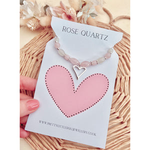 Mixed Bead Rose Quartz Bracelet