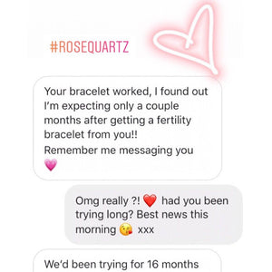 Rose Quartz Fertility Bracelet