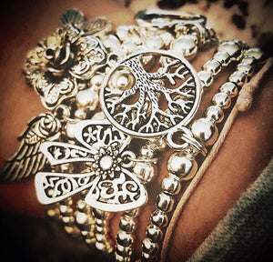 Tree of life Stacker Bracelet