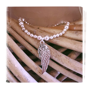 Angel Wing Stacker Bracelet