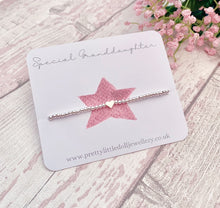 Load image into Gallery viewer, Special Mam | Mammy | Daughter | Granddaughter | Grandma | Nanna | Aunty | Niece | Friend - Heart Bracelet