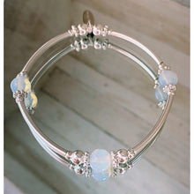 Load image into Gallery viewer, Moonstone Noodle Bangle