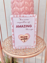 Load image into Gallery viewer, You are capable of AMAZING things - Pocket Heart card