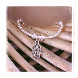 Hamsa Hand Stacker Bracelet