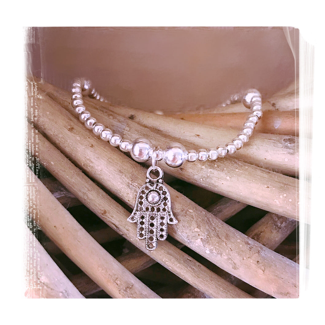 Hamsa Hand Stacker Bracelet