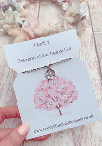 Family - The roots of the Tree of Life Bracelet