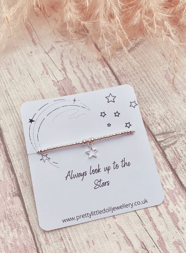 Always look up to the Stars - Star Bracelet